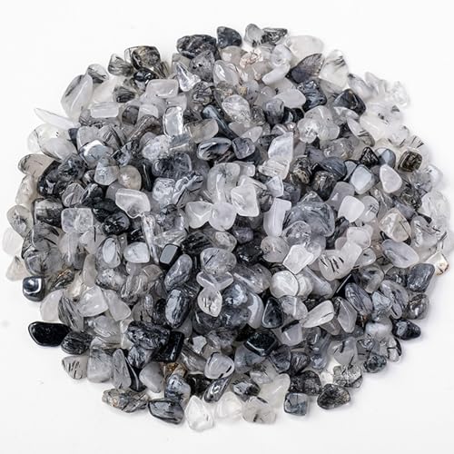 Ezydka 400g Natürlich Kristallsteine 7-11mm Edelsteine Klein Mischung Edelsteine für Kinder Mini Halbedelsteine Trommelsteine Kristall Steine für Dekoration, Heilsteinen, Edelsteinspiel von Ezydka