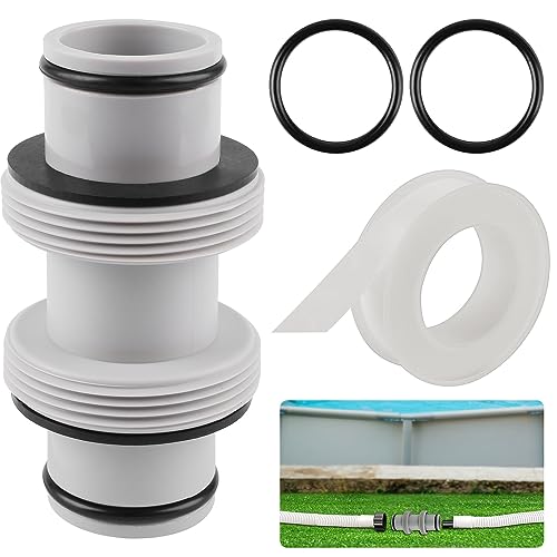 Ezydka Schlauchverbinder 38mm, Poolschlauch 38mm Verbinder, Pool Anschlussset 38mm, Schlauchadapter 38mm, Pool Schlauchverbinder 38mm, Schlauchverbinder für Pool Schlauchverbinder Verlängerung von Ezydka