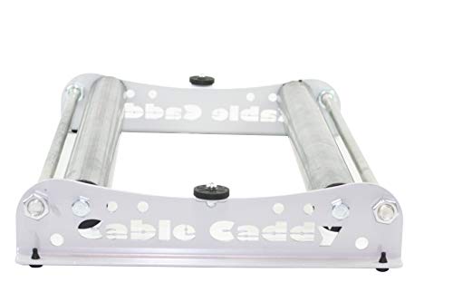 Kabelabroller Cable Caddy aus Stahl für Haspeln bis 510 mm Breite - SILBER von Fiberlane