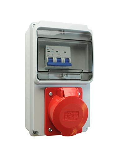 Baustromverteiler/Wandverteiler 1 x CEE 32A & B32A Leitungsschutzschalter LS verdrahtet Baustromverteiler/Wandverteiler 1 x CEE 32A & B32A Leitungsschutzschalter LS verdrahtet von F-ELEKTRO