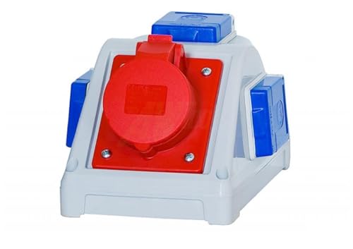 Baustromverteiler/Wandverteiler 3 x Schuko 230V/16A & 1 x CEE 16A/400V verdrahtet o. Sicherung Baustromverteiler/Wandverteiler 3 x Schuko 230V/16A & 1 x CEE 16A/400V verdrahtet o. Sicherung von F-ELEKTRO