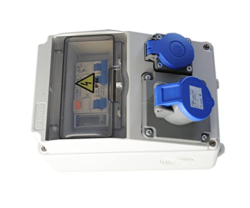 F-ELEKTRO Baustromverteiler/Wandverteiler 1 x 230V Schuko + 1 x CEE 16A 230V Camping inkl. FI + LS + Stromzähler verdrahtet Camping Caravan Boot F-ELEKTRO Baustromverteiler/Wandverteiler 1 x 230V Schuko + 1 x CEE 16A 230V Camping inkl. FI + LS + Stromzähler verdrahtet Camping Caravan Boot von F-ELEKTRO
