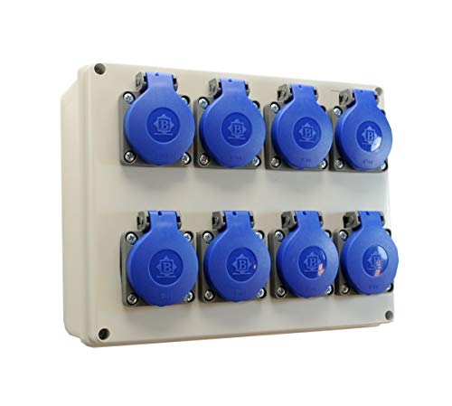 F-ELEKTRO Baustromverteiler 8 x 230V/16A Schuko verdrahtet F-ELEKTRO Baustromverteiler 8 x 230V/16A Schuko verdrahtet von F-ELEKTRO
