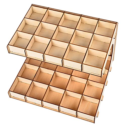 DIY Holz e halter Modellbau Werkzeug, 2-lagiges 35-Gitter von F Fityle