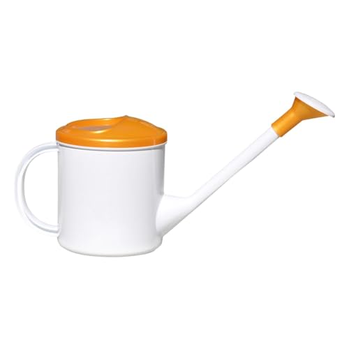F Fityle 1,5-l-Gießkanne mit abnehmbarem Sprinklerkopf, leichte, Moderne Gartengießkanne, Wasserkanne für den Garten, Gelb von F Fityle