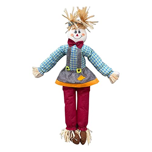 F Fityle 120 cm große stehende Vogelscheuche, Herbst-Vogelscheuchen-Dekoration, Thanksgiving-Vogelscheuchen-Dekoration für Partygeschenke, Zubehör, Veranda und, Mädchen F Fityle 120 cm große stehende Vogelscheuche, Herbst-Vogelscheuchen-Dekoration, Thanksgiving-Vogelscheuchen-Dekoration für Partygeschenke, Zubehör, Veranda und, Mädchen von F Fityle