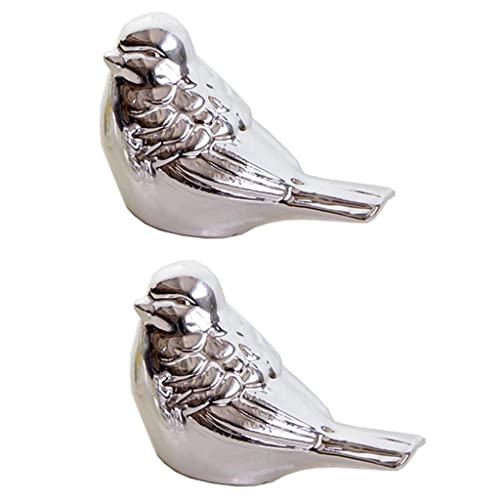 F Fityle 2 X / 2,95x1,77x1,97 Kleine Vogel Figur Ornamente Tier Modell Geschenk Für Statue Dekorative von F Fityle