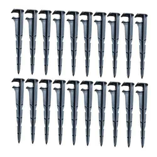 F Fityle 20Pcs Bewässerung Tropf Unterstützung Stake Tropf Schlauch Stake für Rasen Outdoor Anlage von F Fityle