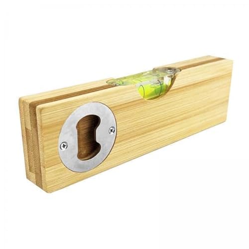 F Fityle 4X Flaschenöffner Wasserwaage, 2 in 1 Flaschenöffner, Praktisch, Wasserwaage mit Öffnerfunktion für Küchenmessung Im Restaurant von F Fityle