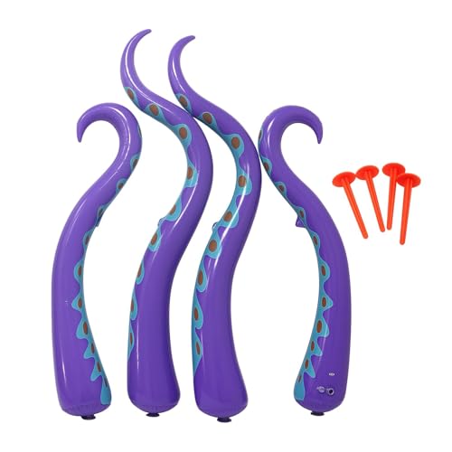 F Fityle 4X Halloween Aufblasbare Tentakeln Decor Wasserdicht Liefert Halloween Aufblasbare für Hof Urlaub Rasen Tür F Fityle 4X Halloween Aufblasbare Tentakeln Decor Wasserdicht Liefert Halloween Aufblasbare für Hof Urlaub Rasen Tür von F Fityle