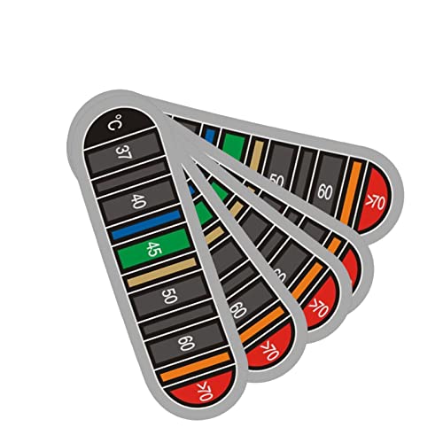 F Fityle 5 x Thermometer Aufkleber Kaffee Wasserdicht, Selbstklebender Thermometerstreifen Zum Aufkleben Wiederverwendbar 0-70℃, Genaue Farbwechsel-Band für Aquarium, Kaffeetasse, Milchkännchen F Fityle 5 x Thermometer Aufkleber Kaffee Wasserdicht, Selbstklebender Thermometerstreifen Zum Aufkleben Wiederverwendbar 0-70℃, Genaue Farbwechsel-Band für Aquarium, Kaffeetasse, Milchkännchen von F Fityle