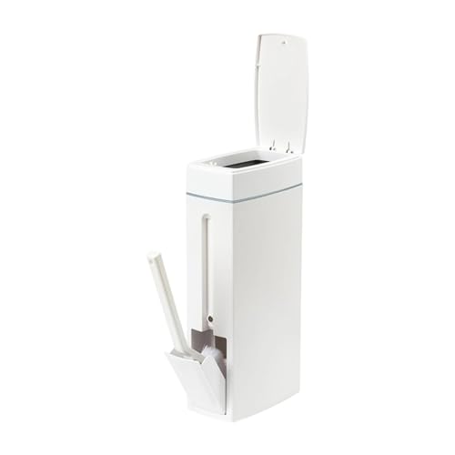 F Fityle Badezimmer-Mülleimer mit Toilettenbürste, platzsparender Mülleimer, zu bedienen, Müll-Organizer für die Badezimmerreinigung F Fityle Badezimmer-Mülleimer mit Toilettenbürste, platzsparender Mülleimer, zu bedienen, Müll-Organizer für die Badezimmerreinigung von F Fityle