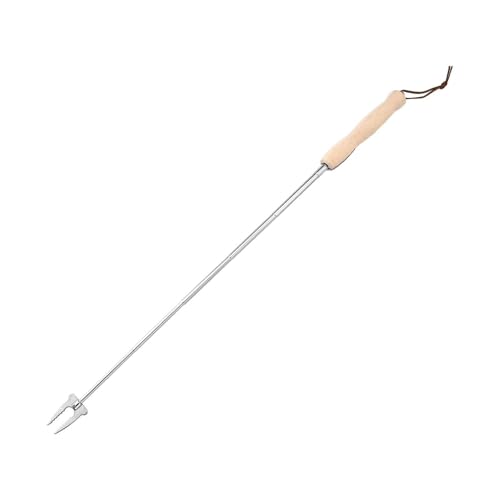 F Fityle Bratstab Wurstspieß Teleskop Heavy Duty Tragbar für Lagerfeuer 32 Zoll Metall Smores Grillgabel von F Fityle