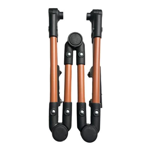 F Fityle Campingwagengriff Klappwagen-Schiebegriff Einstellbar Einfache Installation Gartenwagenzubehör Ersatzteil Push-Pull-Bar, Braun von F Fityle