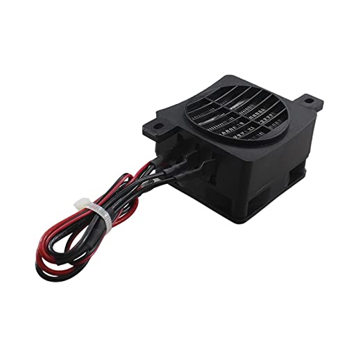 F Fityle DC 12V 24V PTC Heizelement Heizgebläse Einstellbarer Thermostat Haushalt Mini Winter Raumheizung Elektrische Heizung für Büro Luftbefeuchter, 12V 70W von F Fityle
