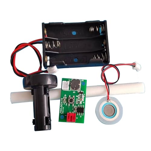 F Fityle DIY-Luftbefeuchtermodul, Experimentierausrüstung, Zerstäubungsmodul, Sprühluftbefeuchter-Sprühmodul zur Befeuchtung von Pflanzen, Schwarz von F Fityle