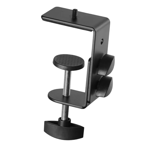 F Fityle Desktop -Mount -Halter Einstellbare Arbeitsoberfläche Montagehalterung Schwarz tragbare Schreibtisch Klemme für Videoregale Desk Light Ständer von F Fityle