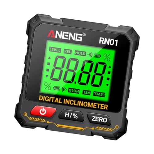 F Fityle Digitaler Winkelmesser, elektronisches Neigungsmesser-Werkzeug, Winkelmesswerkzeug für Zimmerei, Holzbearbeitung, Ingenieurwesen, Heimdekoration F Fityle Digitaler Winkelmesser, elektronisches Neigungsmesser-Werkzeug, Winkelmesswerkzeug für Zimmerei, Holzbearbeitung, Ingenieurwesen, Heimdekoration von F Fityle