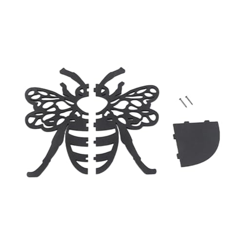 F Fityle Eckregal in Honigbienen-Optik, schwebendes Regal aus Holz, dekorativ, einzigartig, modisch, Bienen-Wandregal, Lagerregal für Bauernhaus, Wohnung, von F Fityle