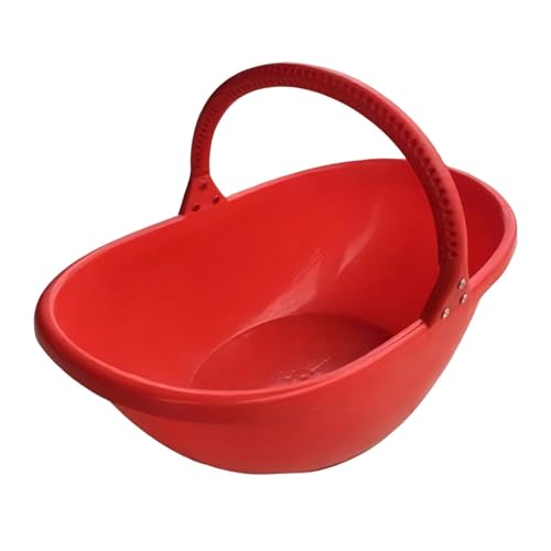 F Fityle Gartenerntekorb, Beerenpflückkorbhalter mit ergonomischem Griff, Gemüsesammelhalter für den Rasen, L von F Fityle