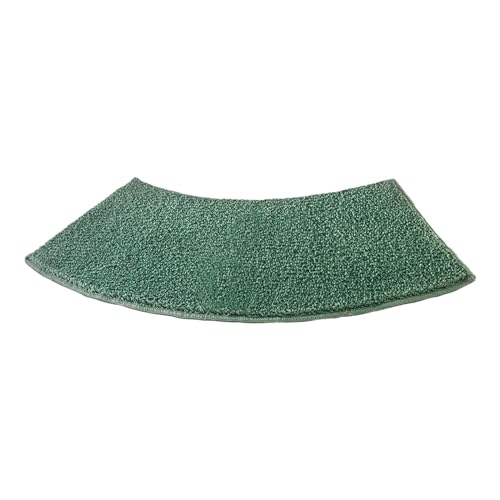 F Fityle Gebogene Badematte Anti Rutsch, Gebogene Badeteppich Weich, Duschvorleger Eckdusche Klein, Eckdusche Duschvorleger, Halbrund Runddusche, für Eckshow Rcurved Bad Duschwanne, GRÜN von F Fityle