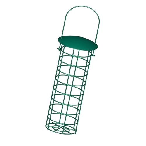 F Fityle Hängender Wildvogelfutterspender aus Metalldraht mit 10 Ringen für Spatzenzubehör, großes Fassungsvermögen mit Drainagelöchern, 2,3 x 12,8 Zoll, GrÜn F Fityle Hängender Wildvogelfutterspender aus Metalldraht mit 10 Ringen für Spatzenzubehör, großes Fassungsvermögen mit Drainagelöchern, 2,3 x 12,8 Zoll, GrÜn von F Fityle