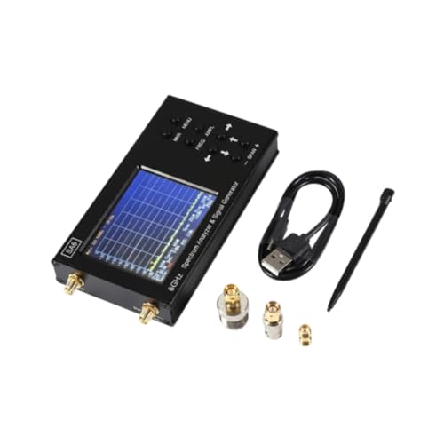 F Fityle Handheld-Signalanalysator 3.2-Zoll-Touchscreen 35-6200 Megahertz Multifunktional genaues kompaktes USB-Signalgenerator von F Fityle