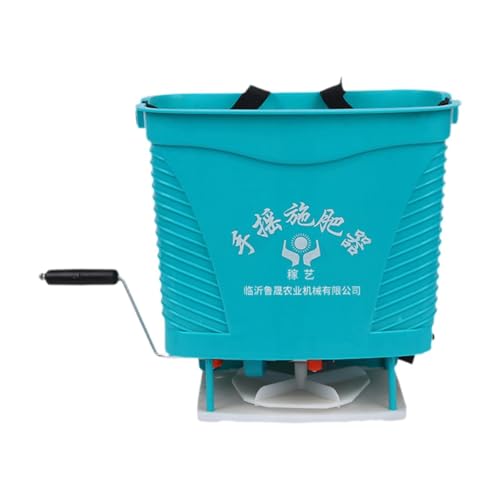 F Fityle Handkurbel Dünger Spreizer Granulardünger Anwendung 30L Tragbares Gartenwerkzeug Broadcast Spreader für Farm Garden von F Fityle