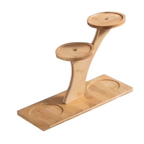 F Fityle Hölzerne Pflanzenständer Blumentopf Regal Mini Dekorative Topf Organizer Pflanzer Displayhalter für die Außenseite des Patio -Büros, Style B F Fityle Hölzerne Pflanzenständer Blumentopf Regal Mini Dekorative Topf Organizer Pflanzer Displayhalter für die Außenseite des Patio -Büros, Style B von F Fityle