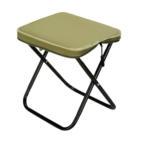 F Fityle Klapphocker Fußhocker Multifunktionaler kompakter Taschengröße Picknick Stuhl Sitz Angelsitz für Zeltgarten Terrasse Wandern von F Fityle