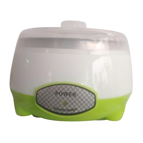 F Fityle Kleine Joghurt Maker Mini Automatische Joghurt Maschine Frauen Männer Geschenke Energiesparende Haushalt DIY Joghurt Werkzeuge Küchen Appliance, Grüner PP-Liner von F Fityle