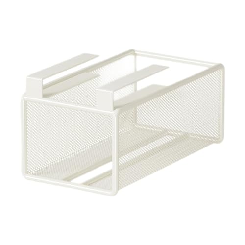F Fityle Küchengewebehalter Handtuchhalter, Organisator Easy Installation Toilettenpapierhalter Rolltuchregal für Speisekammer, Weiße Vertikale von F Fityle