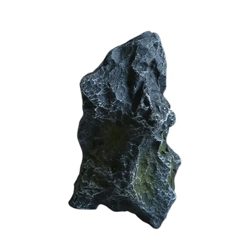 F Fityle Künstlicher Landschaftsfelsen, dekorativer Stein für Fotografie-Requisiten, simulierter Stein, realistisches Modell für Hof, Teich, Rasen, 16x26x11cm von F Fityle