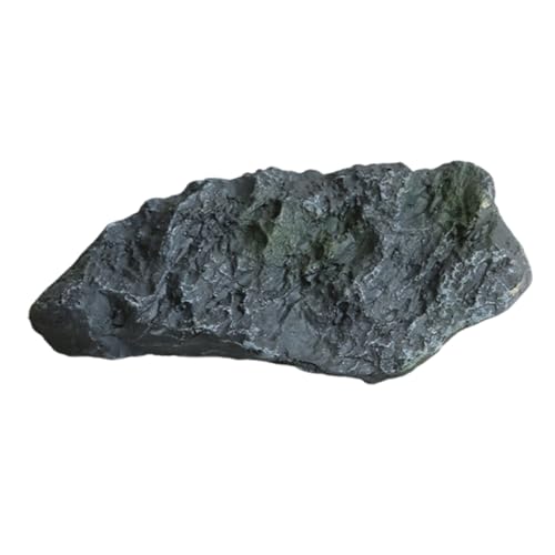 F Fityle Landschaft Rock Dekorative Stein Fiberglas Multifunktionale Zubehör Hoch Simulation Leichte Garten Dekoration, Dunkelgrau 29x10x10cm von F Fityle
