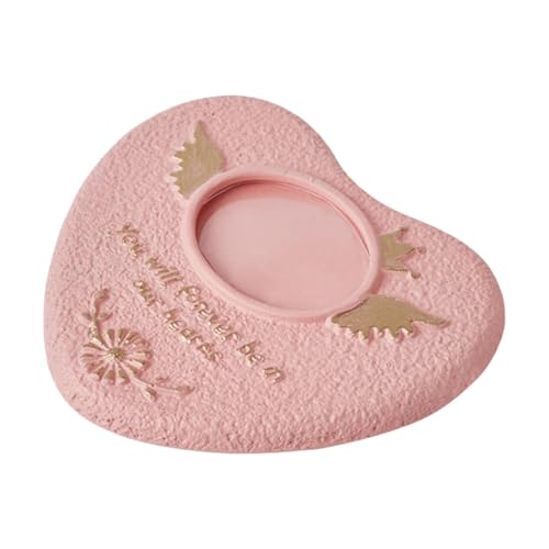 F Fityle Liebesförmiger Grabstein, Gedenkstein für Haustiere, Grabmarkierung für den Verlust eines Haustiers, Beileidsgeschenk, wetterbeständiges Zubehör, Rosa F Fityle Liebesförmiger Grabstein, Gedenkstein für Haustiere, Grabmarkierung für den Verlust eines Haustiers, Beileidsgeschenk, wetterbeständiges Zubehör, Rosa von F Fityle