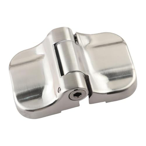 F Fityle Öffentliches Toilettenscharnier Toilettentrennwand Zubehör Befestigung Federscharnier Türscharniere Hardware-Verbindung für Badezimmer Hotel, 95 X 60 Mm von F Fityle