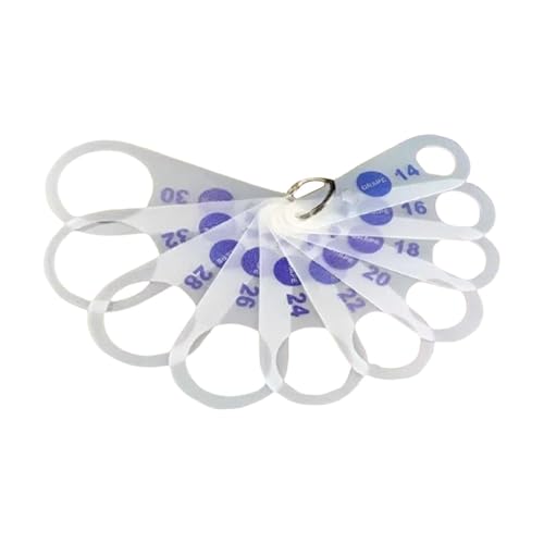 F Fityle Obstdurchmesser-Messlineal, Obstkreis-Messschieber, tragbar, flexibel zur Größenbestimmung von frischen Früchten, praktische Messwerkzeuge für den, Weiß F Fityle Obstdurchmesser-Messlineal, Obstkreis-Messschieber, tragbar, flexibel zur Größenbestimmung von frischen Früchten, praktische Messwerkzeuge für den, Weiß von F Fityle