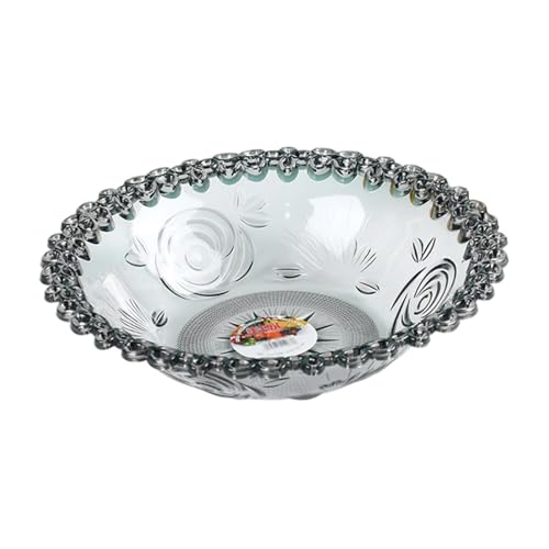 F Fityle Obstschale, Servierschale, modernes multifunktionales Tablett, dekorativer Obstkorb für Esstisch, Hochzeitsfeiern, Gemüsesnack, Schwarz von F Fityle