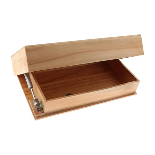 F Fityle Schwimmende Regal Home Dekoration Einfache Installationshalter Wandmontierstufe für kleine Raum Apartment Schlafzimmer Schlafzimmer Schlafzimmer, Holzfarbe von F Fityle
