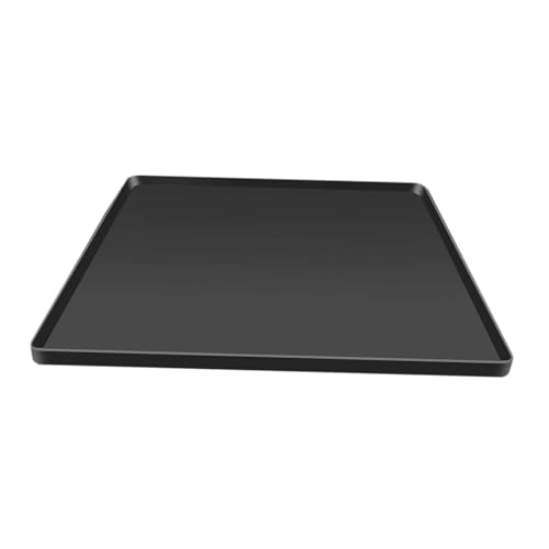 F Fityle -Tropfschale unter der Kühlschrankmatte, Mini-Kühlschrank-Tropfschale, Gefrierschrank-Bodenmatte für die Küche, Waschmaschine, Schwarz, 65x60cm von F Fityle