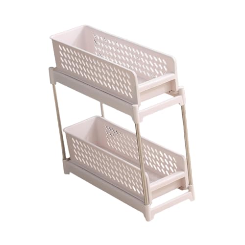 F Fityle Utility Cart Slim Storage Cart, Multi -Tier -Trolley -Speicherorganisator Küchenregale für Küchenschmaler Ort Waschraum, 2 Schichten von F Fityle