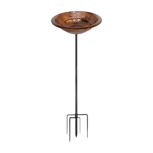 F Fityle Vogelbad Futternapf Ornament Dekoration mit Ständer Trinkplatte Metall Vogelhäuschen Vogelhäuschen für Zuhause Draußen Balkon F Fityle Vogelbad Futternapf Ornament Dekoration mit Ständer Trinkplatte Metall Vogelhäuschen Vogelhäuschen für Zuhause Draußen Balkon von F Fityle