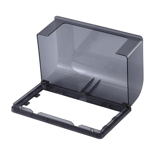 F Fityle Wasserdichte Steckdosenabdeckung 2-Gang-Buchsenabdeckung Wandsteckdose Frontplatte Panel Box, Schwarz von F Fityle