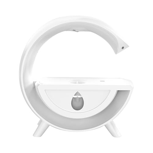 F Fityle Wassertropfen-Luftbefeuchter mit Buntem LED-Licht, persönlicher Mini-Luftbefeuchter, automatische chaltung, für Desktop, Schlafzimmer, Büro, von F Fityle