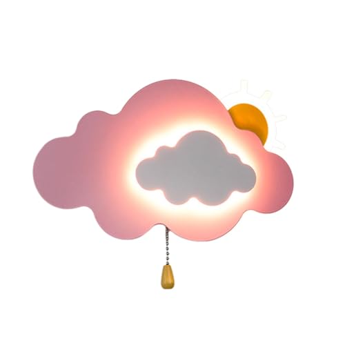 F Fityle Wolken-Nachtlicht, Nachttischlampe, Lampe, Geburtstagsgeschenk, Wandkunst, Nachtlampe, Atmosphärenlampe für Club, Schlafzimmer, Kaffee, Bar, Zuhause, Rosa von F Fityle