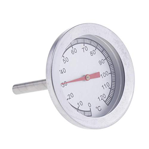 F Fityle Räucherthermometer mit präzisem Messbereich von 0-120°C für Räucherofen von F Fityle