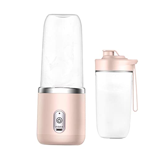 Persönlicher tragbarer Mixer, Juicer Cup USB-Obstmixer mit Wasserflasche Juicer- für Smoothies Babynahrung, ROSA von F Fityle