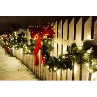 F-H-S LED Tannengirlande 270cm für außen warmweiße Lichter von F-H-S INTERNATIONAL