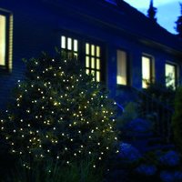 LED-Lichternetz warmweiß 360er 4x4 IP44, 6/18 Stunden Timer von F-H-S INTERNATIONAL