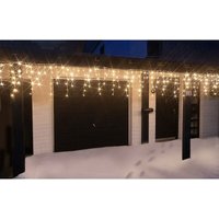 LED Eisregen-Lichterkette 960 warmweisse LEDs 24,0m Außen + Innen von F-H-S INTERNATIONAL